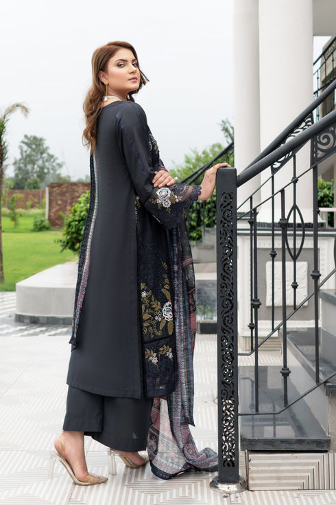 Munira Designer Embroidered Cotton Chikankari Suit MSL145