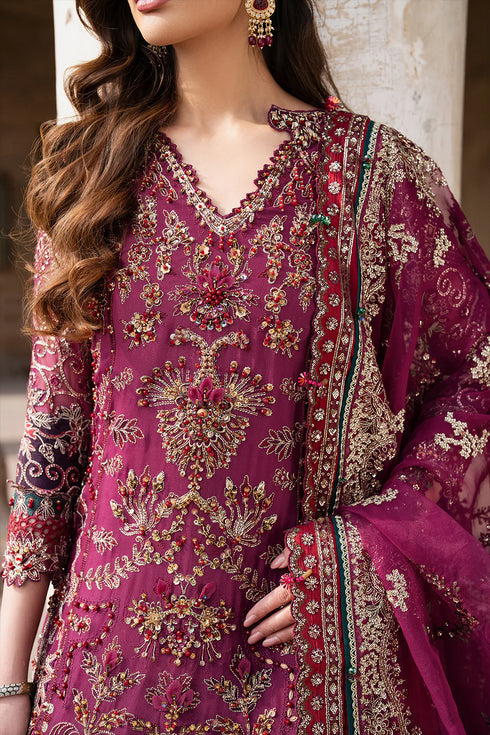 Iznik Embroidered Chiffon 3 Piece Suit ILC-04