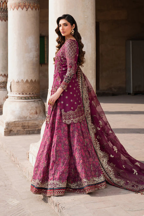 Iznik Embroidered Chiffon 3 Piece Suit ILC-04