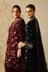 Barqoue Embroidered Velvet Suit UF-4315