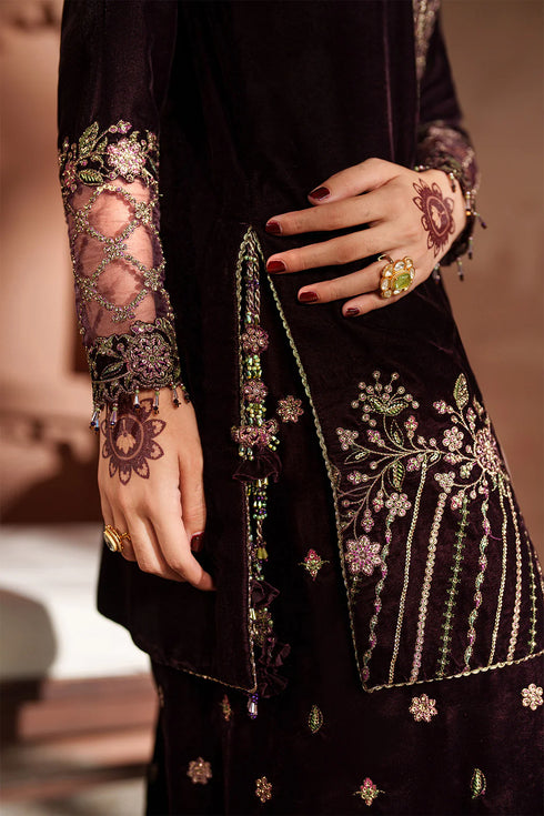 Iznik Embroidered Velvet Suit IV-61