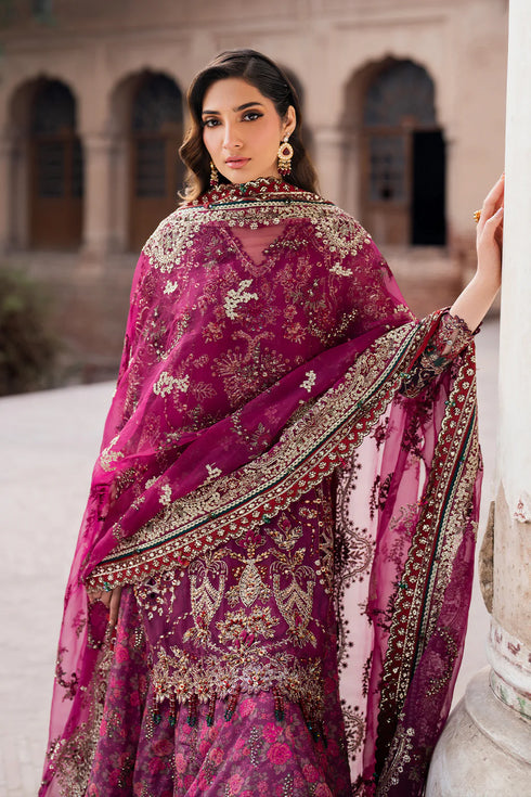 Iznik Embroidered Chiffon 3 Piece Suit ILC-04