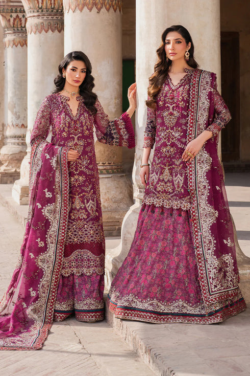 Iznik Embroidered Chiffon 3 Piece Suit ILC-04