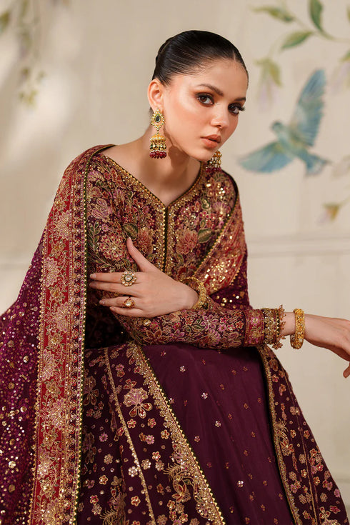 Baroque Embroidered Chiffon Suit CH14-05