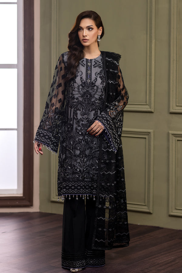 Flossie Embroidered Net 3 Piece suit MISTRAL A