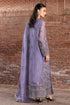 Flossie Embroidered Chiffon 3 Piece suit VIOLET SWEET B