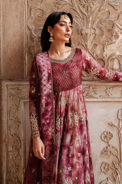 Iznik Printed Chiffon Suit UE-533