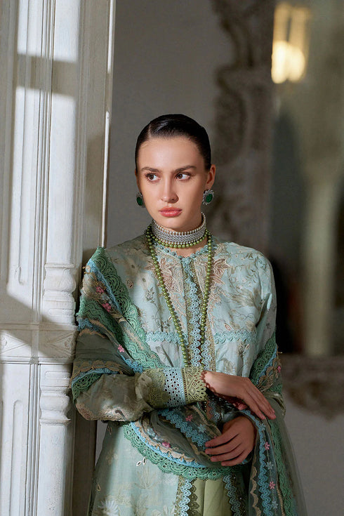 Sobia Nazir Embroidered Luxury Lawn suit Design 12A