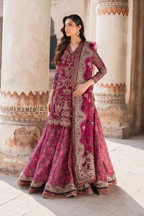 Iznik Embroidered Chiffon 3 Piece Suit ILC-04