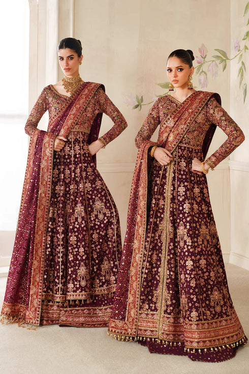Baroque Embroidered Chiffon Suit CH14-05