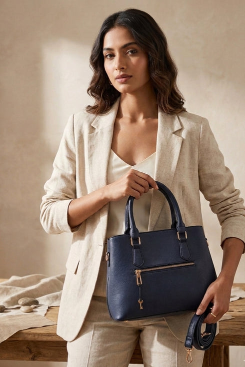 Women Handbag - Navy