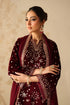 Barqoue Embroidered Velvet Suit UF-4315