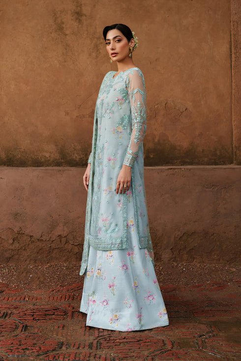 Iznik Embroidered Net Suit UE-535