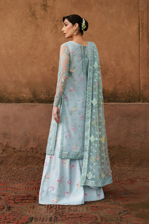 Iznik Embroidered Net Suit UE-535
