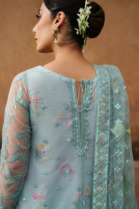 Iznik Embroidered Net Suit UE-535