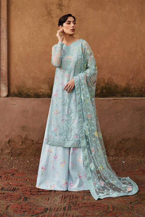 Iznik Embroidered Net Suit UE-535