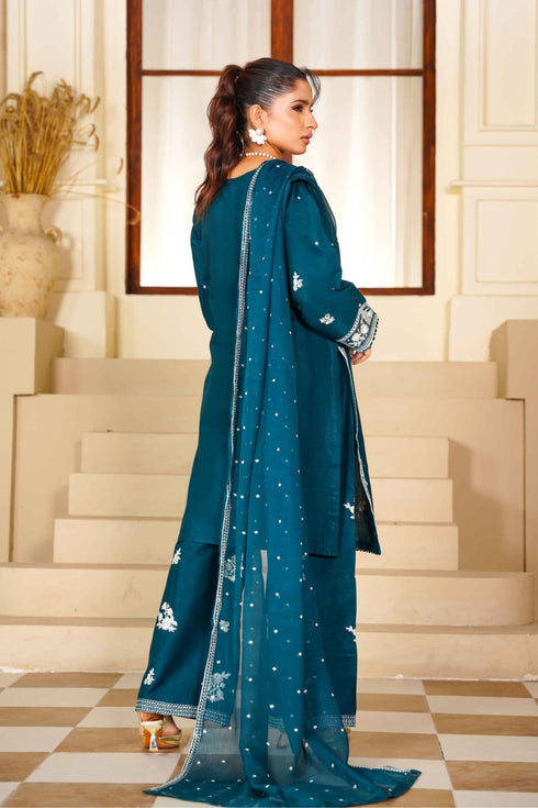 Attire Designer Embroidered Lawn 3PC Suit AD-27