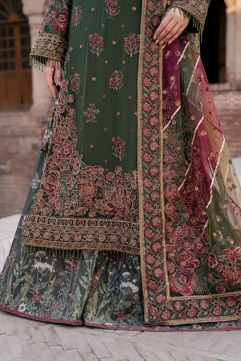Iznik Embroidered Chiffon 3 Piece Suit ILC-01