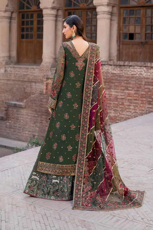 Iznik Embroidered Chiffon 3 Piece Suit ILC-01