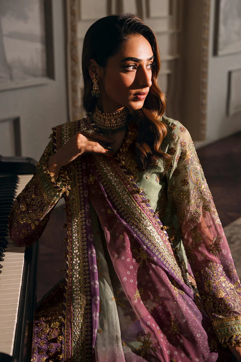 Baroque Embroidered Chiffon 3 Piece Suit CH12-08