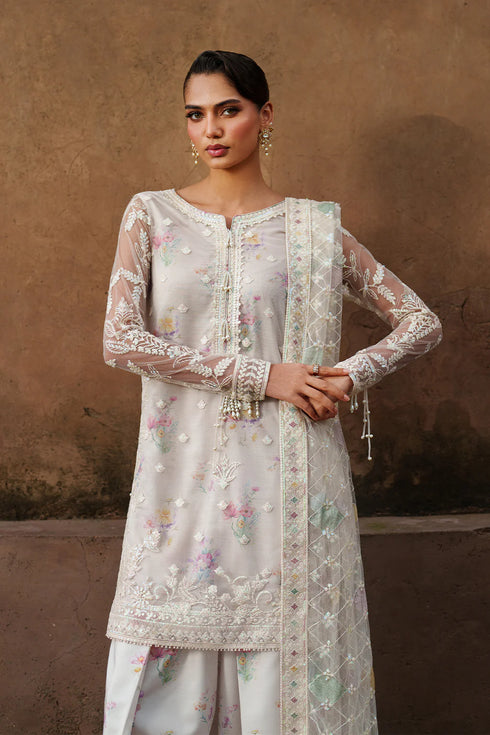 Iznik Embroidered Net Suit UE-534