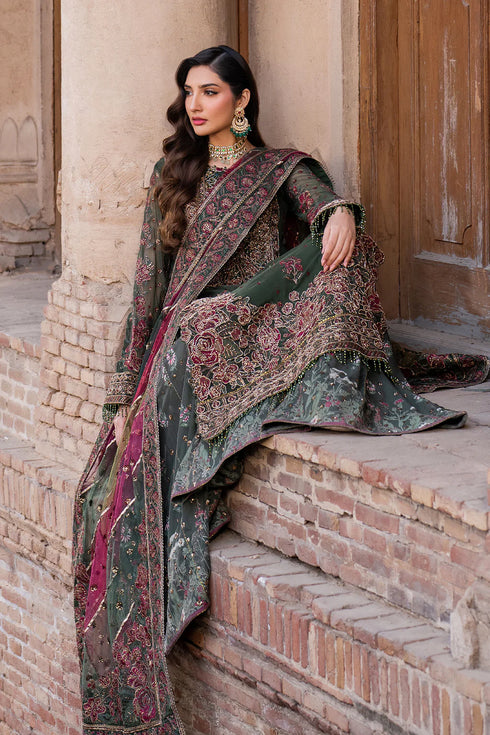 Iznik Embroidered Chiffon 3 Piece Suit ILC-01