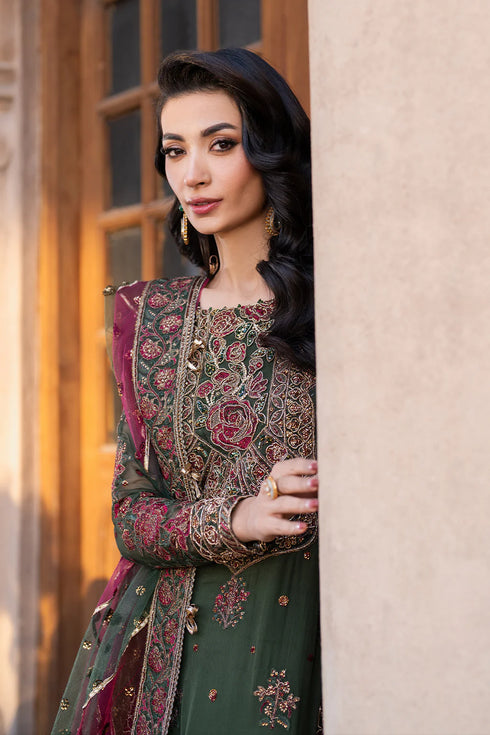 Iznik Embroidered Chiffon 3 Piece Suit ILC-01