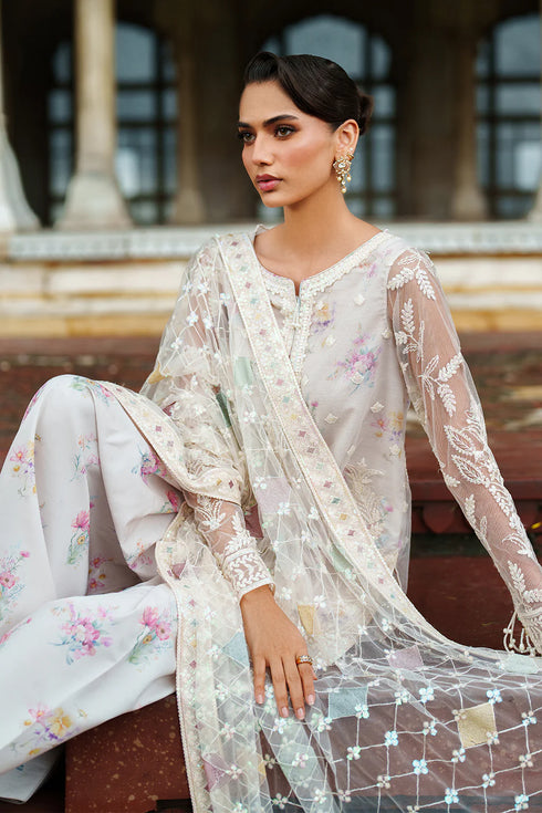Iznik Embroidered Net Suit UE-534