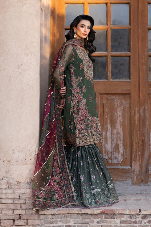 Iznik Embroidered Chiffon 3 Piece Suit ILC-01