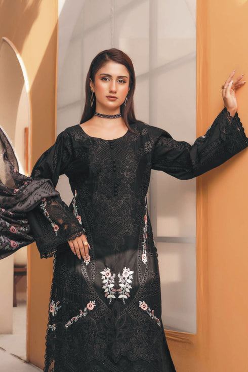 Munira Embroidered Lawn Suit MSL159- Pakistani Lawn Suits