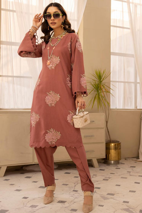 Simran Embroidered Dhanak 2 Piece SM-02