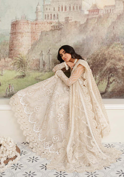 Zarqash Embroidered Net 3 piece suit ARELA