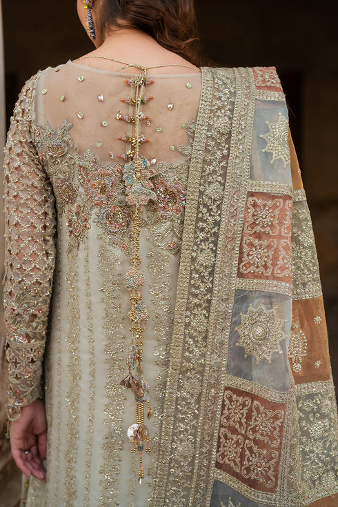 Iznik Embroidered Chiffon 3 Piece Suit ILC-02