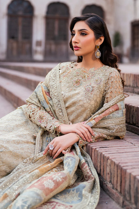 Iznik Embroidered Chiffon 3 Piece Suit ILC-02
