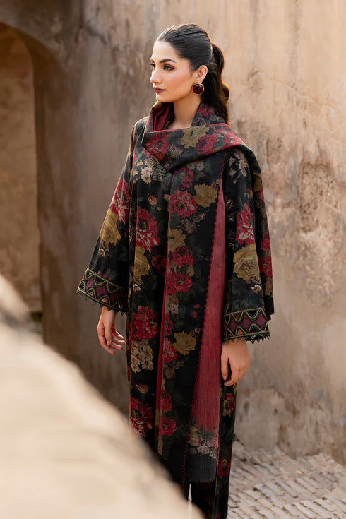 Baroque Embroidered viscose Suit UF-724