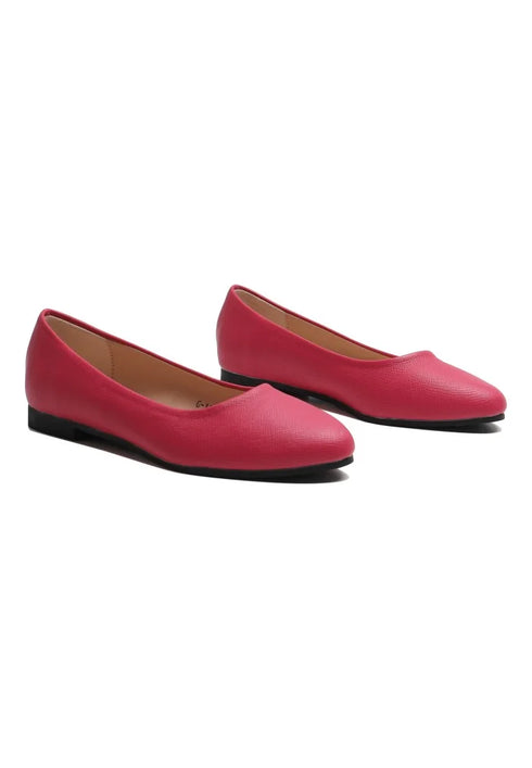 Women Ballet Casual Wear Every-Day Closed Toe Slip On Ballerina Flats Shoes