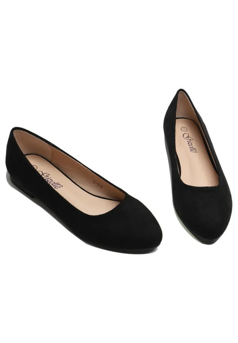 Women Ballet Casual Wear Every-Day Closed Toe Slip On Ballerina Flats Shoes