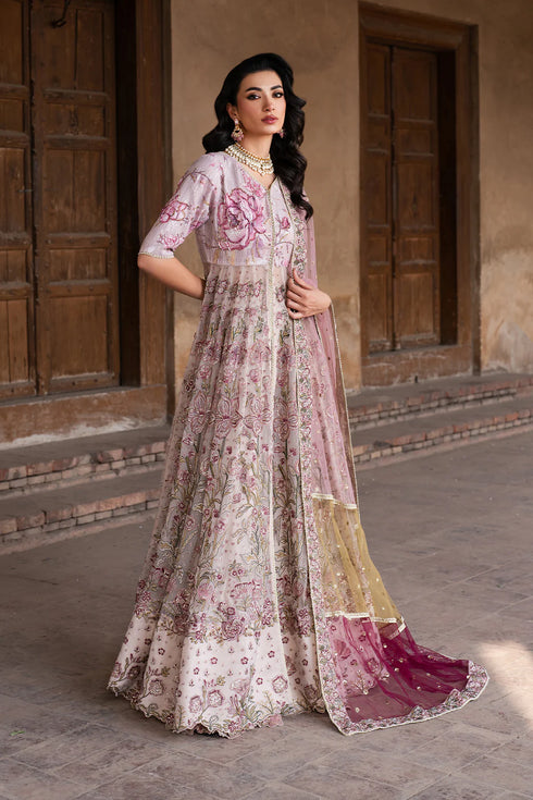Iznik Embroidered Silk 3 Piece Suit ILC-08