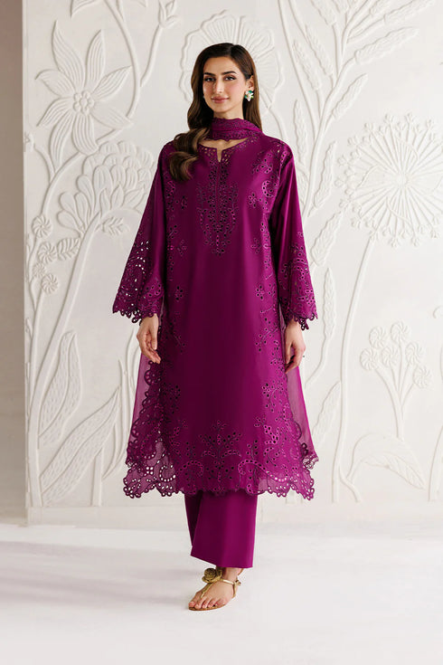 Iznik Embroidered Lawn suit UE-678