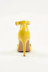 Yellow Patent Ankle Strap Heel 221