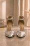 Rose Gold Ankle Strap Heel 221