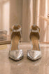 Rose Gold Ankle Strap Heel 221