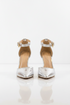Rose Gold Ankle Strap Heel 221