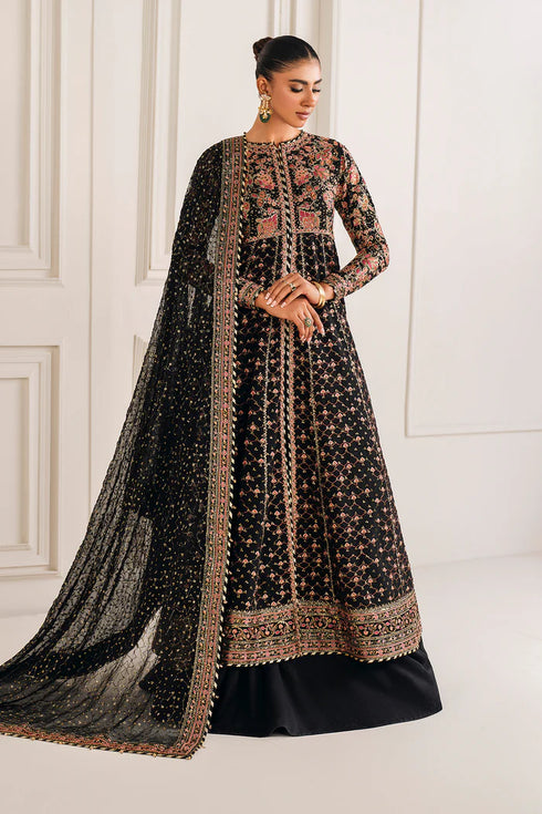 Baroque Embroidered Chiffon Suit UF-4156