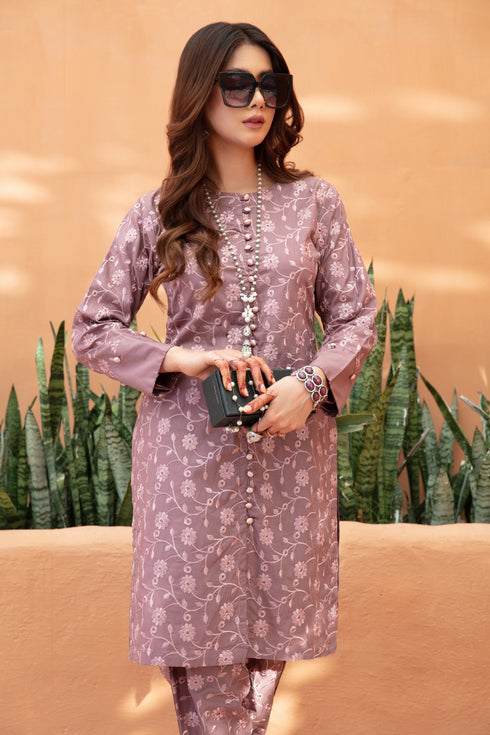 Simran Embroidered Cotton Sequence Co Ords SM-08