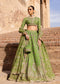 Embroidered Tussel Silk Net Bridal Dress Nashmira