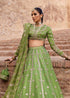 Embroidered Tussel Silk Net Bridal Dress Nashmira