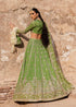 Embroidered Tussel Silk Net Bridal Dress Nashmira
