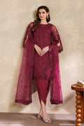 Zarif Embroidered Organza Suit ZYR-SURKH-01