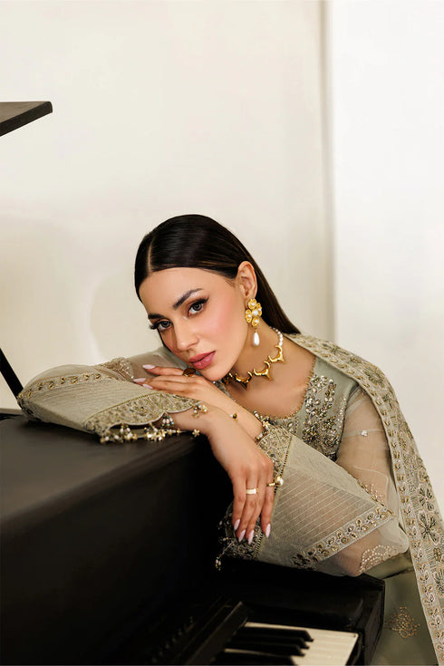 Alizeh Embroidered Chiffon Suit AF-BHM-4072-Javi